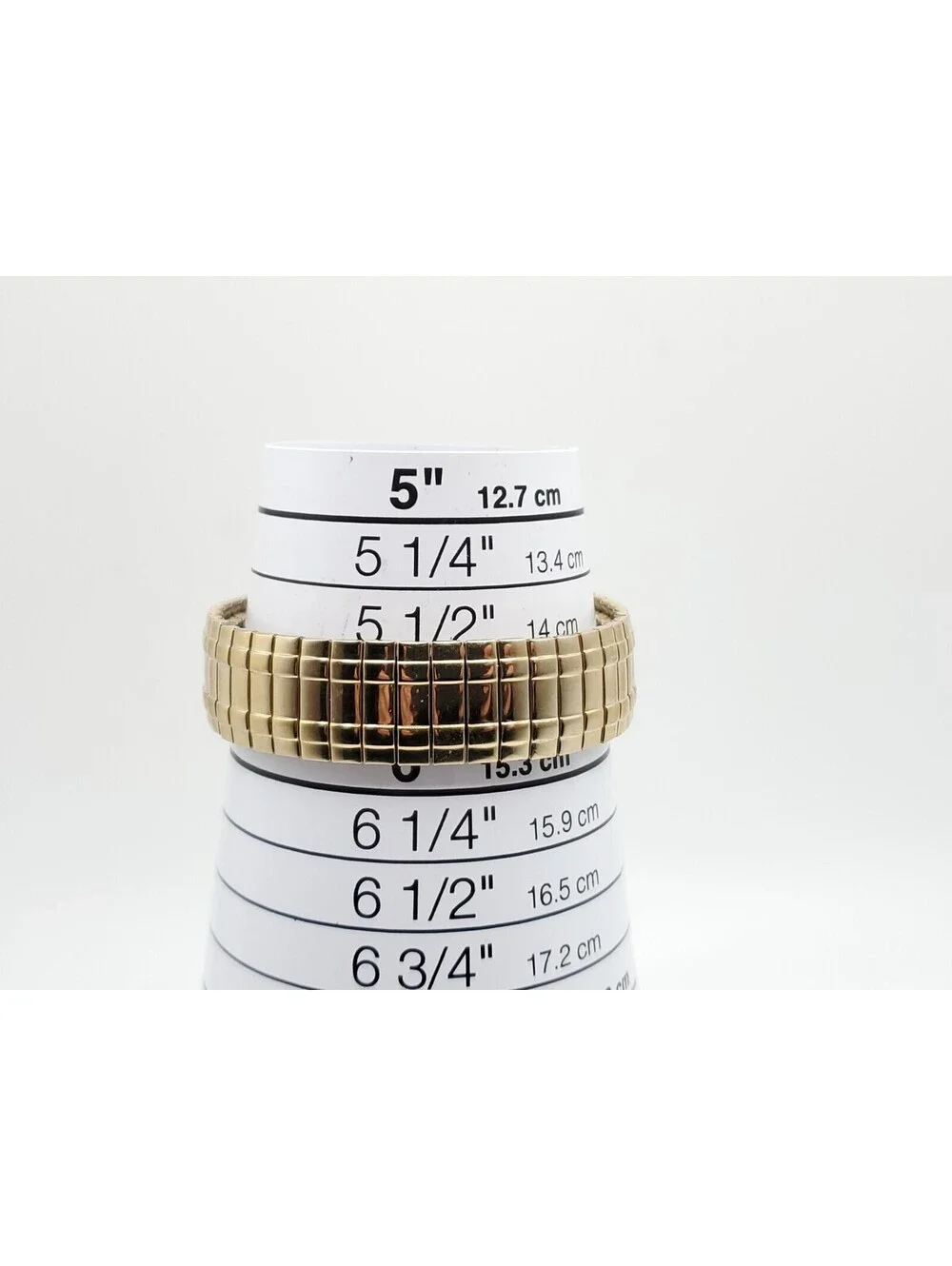 Acqua By Timex Gld Tone Expandable Band White Date Dial Women Watch New Battery